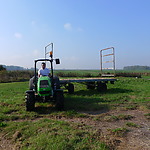 Farmer Henk Timmer with his 2nd favourite tractor