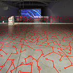 Red Fungus, collaborative installation, LABoral, Gijon by Luna Maurer