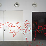 Red Fungus, collaborative installation, LABoral, Gijon by Luna Maurer