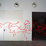 Red Fungus, collaborative installation, LABoral, Gijon by Luna Maurer