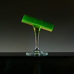 Atomic green by Anna Carlgren (uv-sensitive glass, uranium oxide is colouring agent)