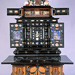 Art cabinet made in Augsburg, Germany 1625-1631. It is filled with thousands of wonderful, odd artifacts and permanently on display at Uppsala University in Sweden.