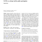 Yutpa as a designtool for public participation, by Maurice Berix