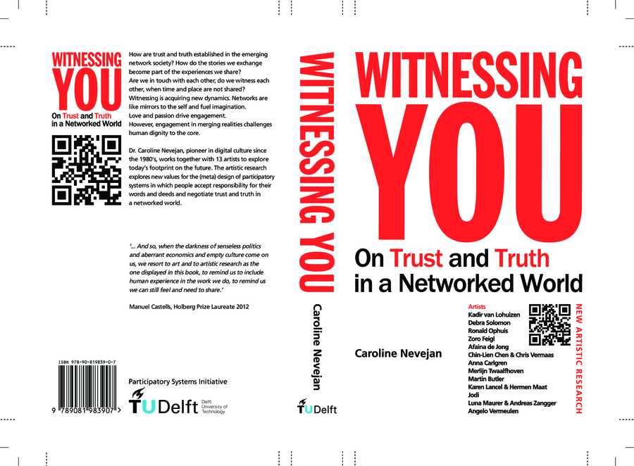 Cover Witnessing You TU-Delft